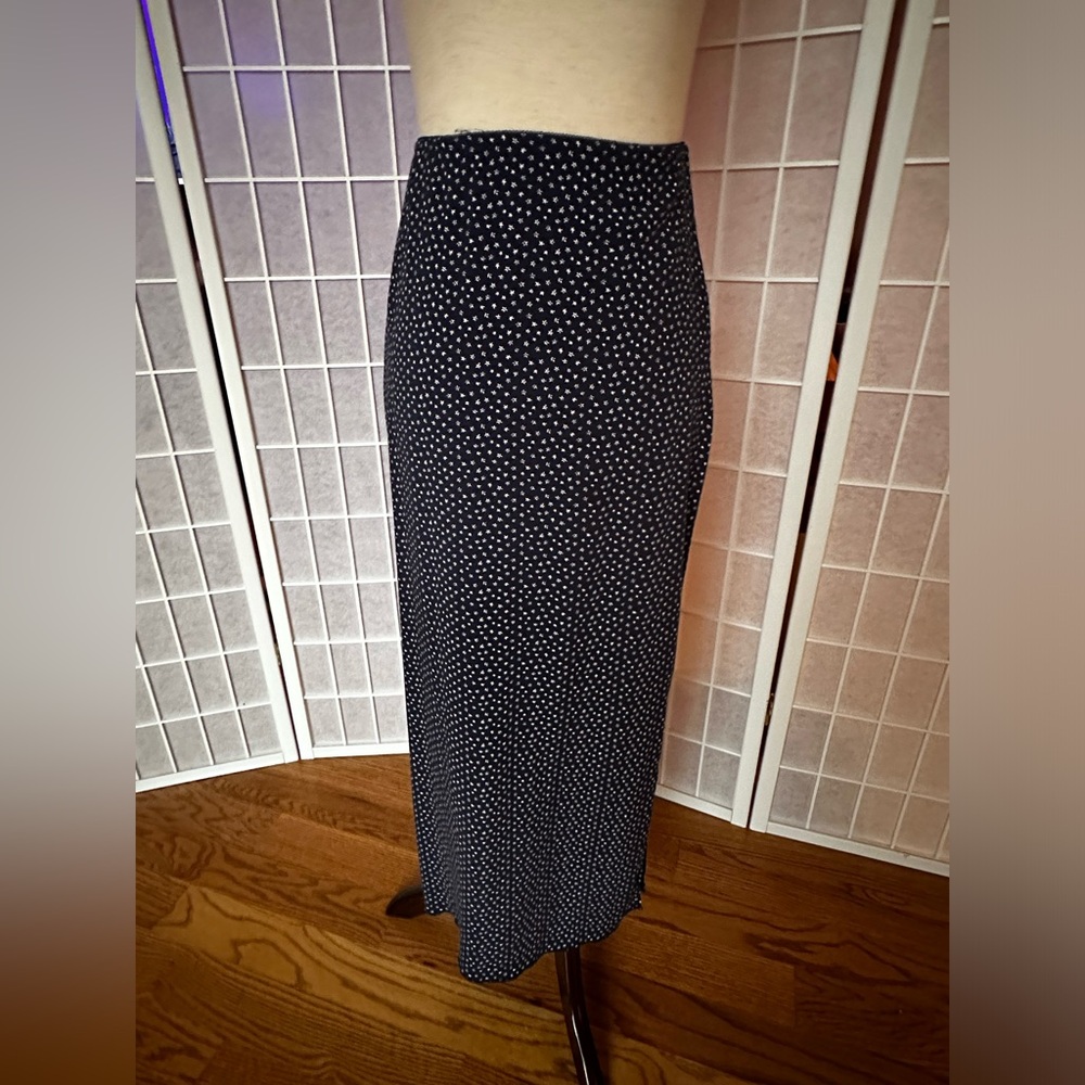 Lined long skirt, size xs